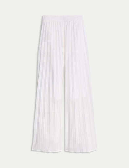 Linen Pleat Pantolon