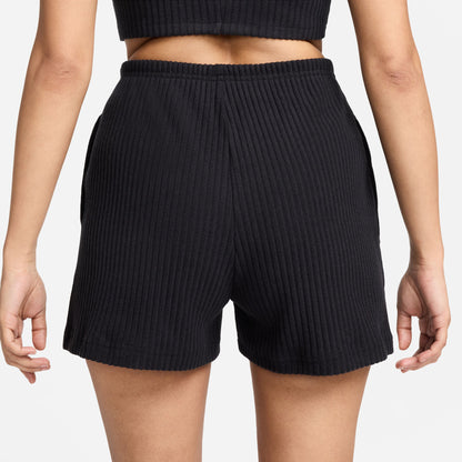 Nike Sportswear Chill Knit Kadın Siyah Şort