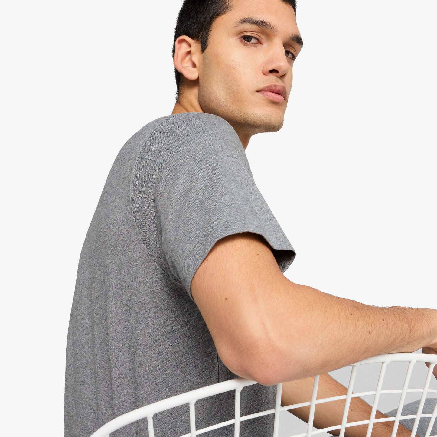 Puma Essentials No. 1 Logo Erkek Gri T-shirt