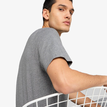 Puma Essentials No. 1 Logo Erkek Gri T-shirt