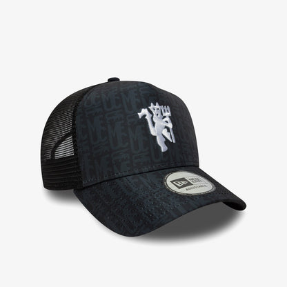 New Era Aop Trucker Manchester United Unisex Siyah Şapka