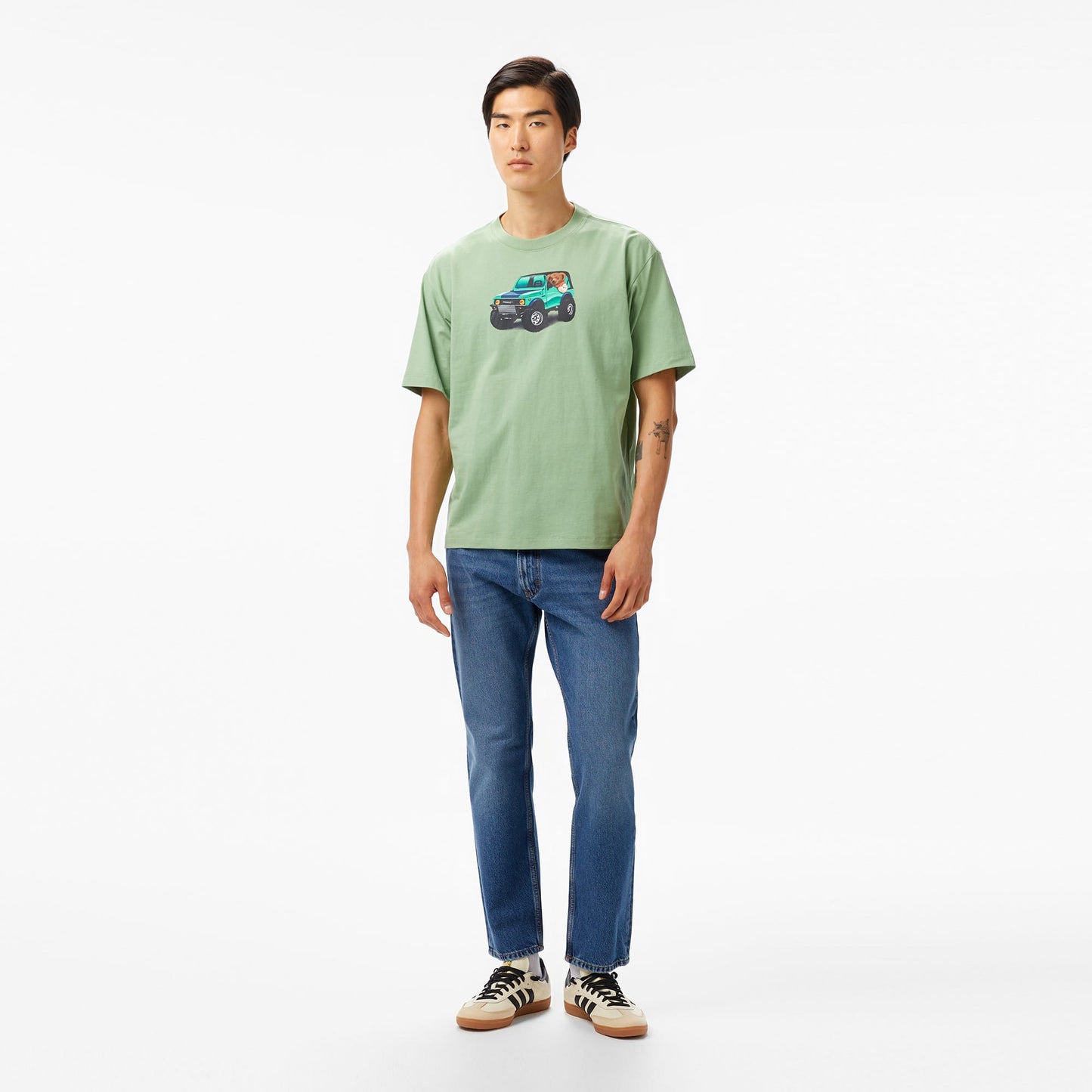 The Market '4x4 Bear' Erkek Yeşil T-shirt