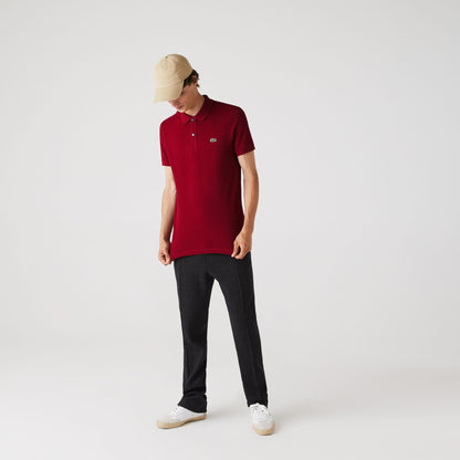 Lacoste L.12.12 Erkek Slim Fit Bordo Polo