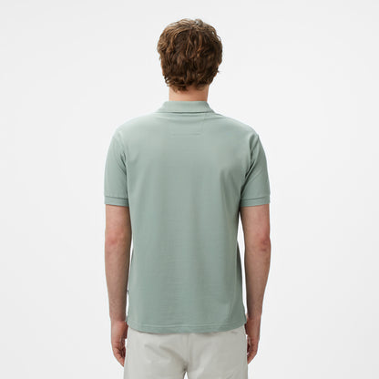 Nautica Erkek Yeşil Classic Fit Polo Yaka T-shirt