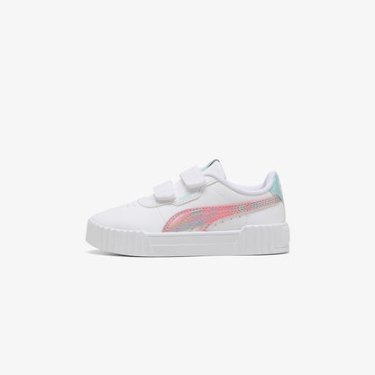 Puma Carina 3.0 Space Belle Çocuk Beyaz Spor Ayakkabı