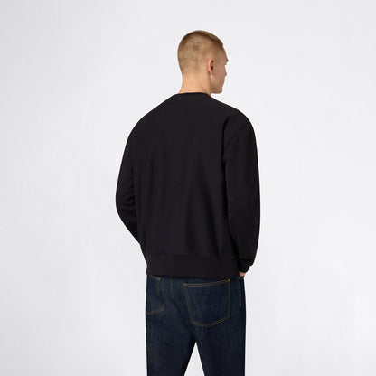 Champion Crewneck Regular Fit Erkek Siyah Sweatshirt