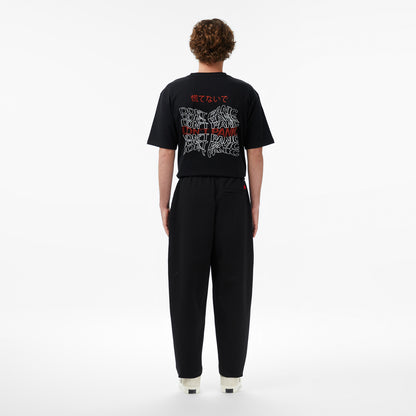 United4 Oversize Fit Erkek Siyah Eşofman Altı