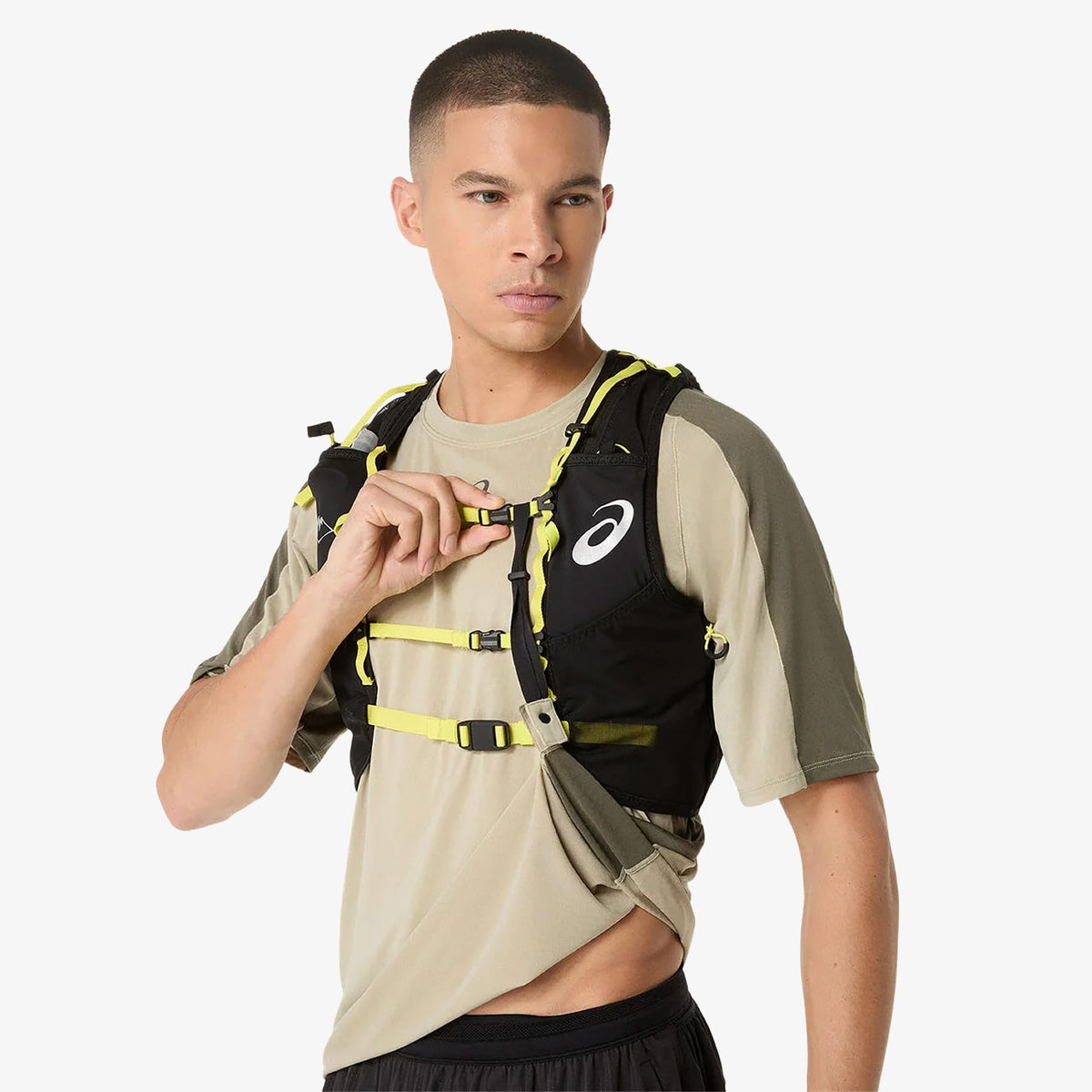 Asics Fujitrail Elite Ss Top Erkek Yeşil T-shirt