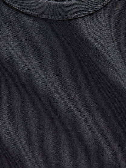 Siyah Heavyweight Relaxed T-shirt
