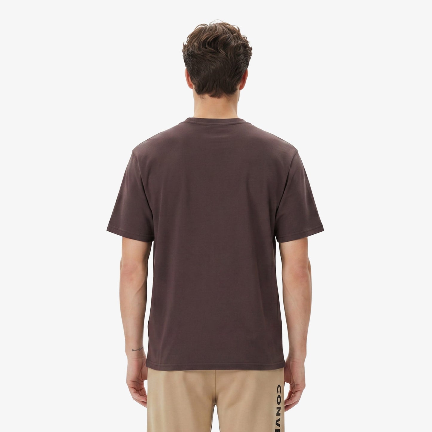 Converse Regular Fit Erkek Kahverengi T-shirt