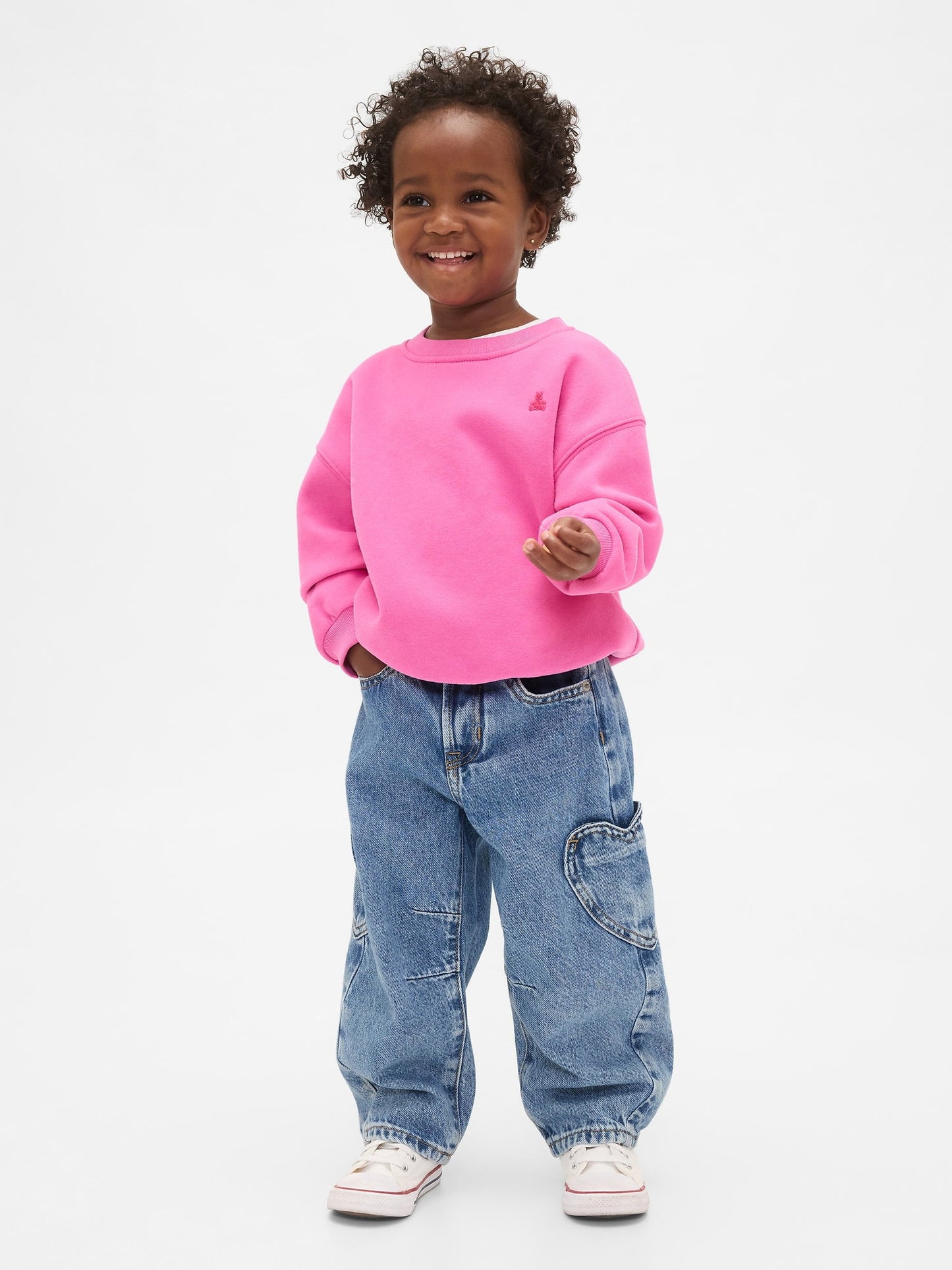 Koyu Mavi Horseshoe Jean Pantolon