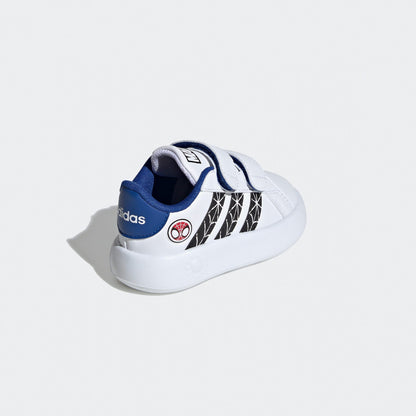 Adidas Spider-man Grand Court Bebek Beyaz Spor Ayakkabı
