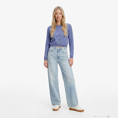 Tommy Hilfiger Dollar Kadın Mavi Triko