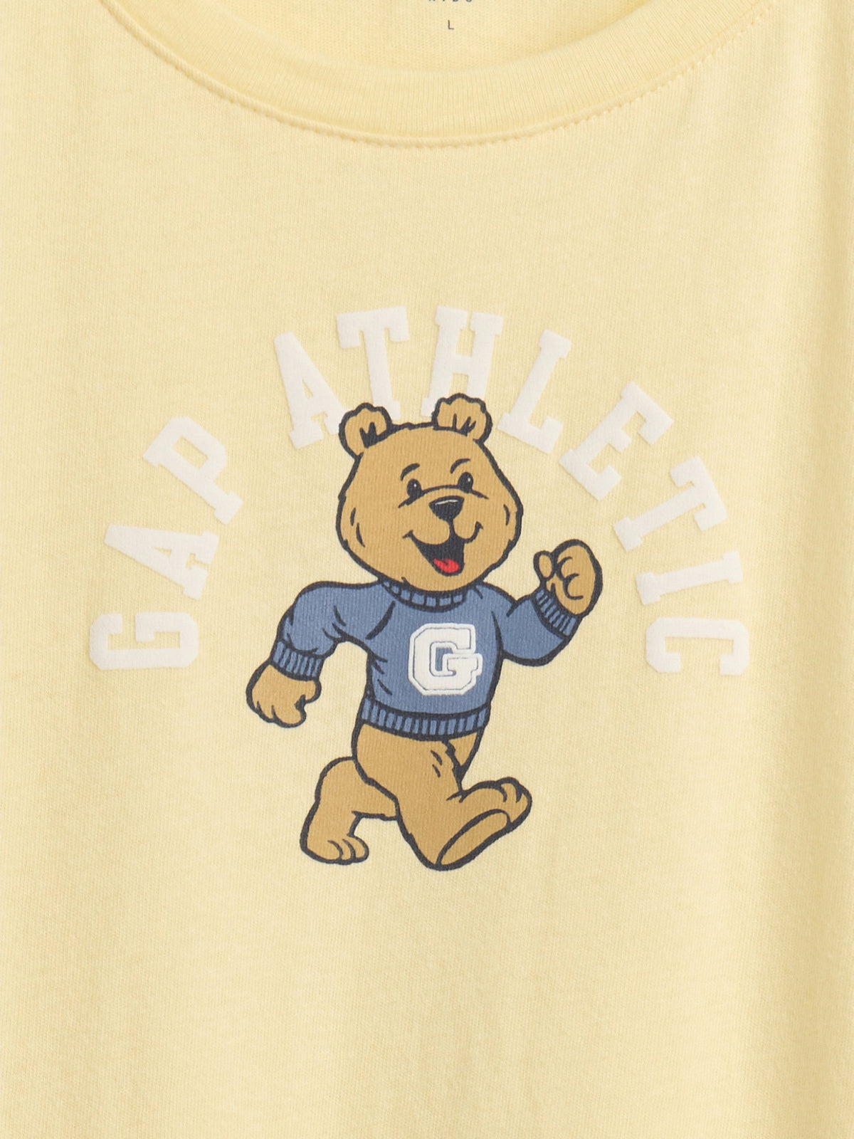 Sarı Grafik Baskılı T-shirt