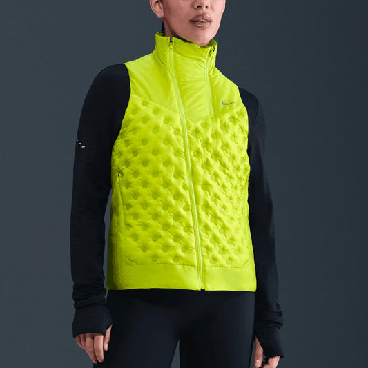 Nike Therma-fıt Adv Repel Aeroloft Kadın Sarı Koşu Yelek