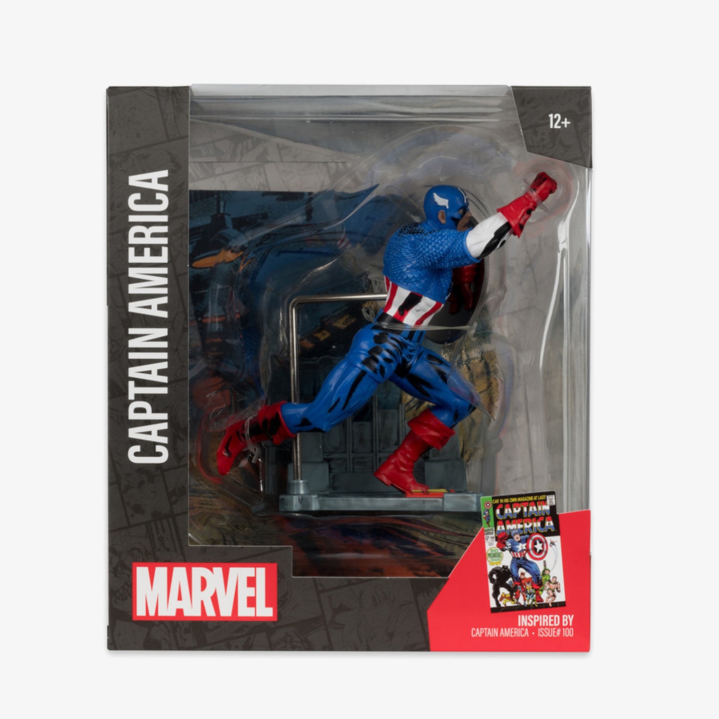 Mcfarlane Marvel Collection Captain America Unisex Renkli Figür