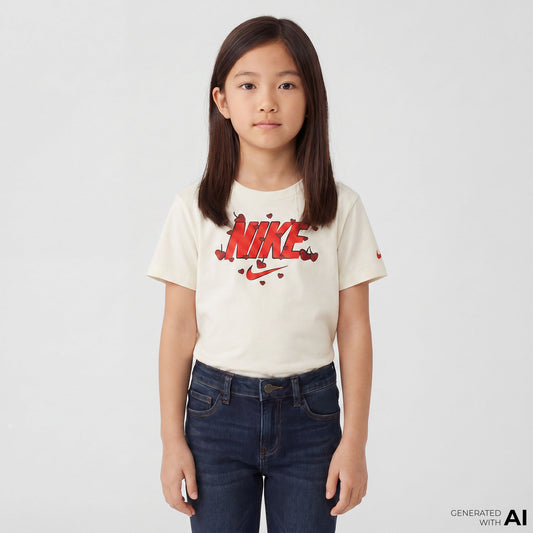 Nike Cherry Çocuk Beyaz T-shirt