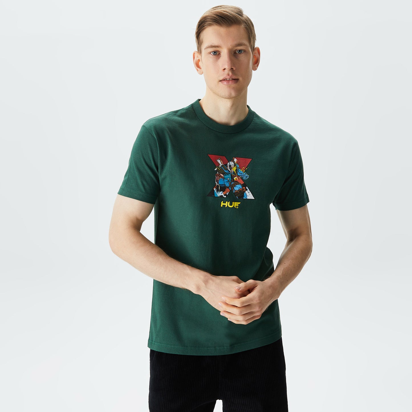 Huf Future Shock Erkek Yeşil T-shirt