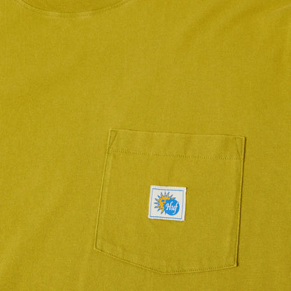 Huf Total Eclipse Knit Box Erkek Yeşil T-shirt