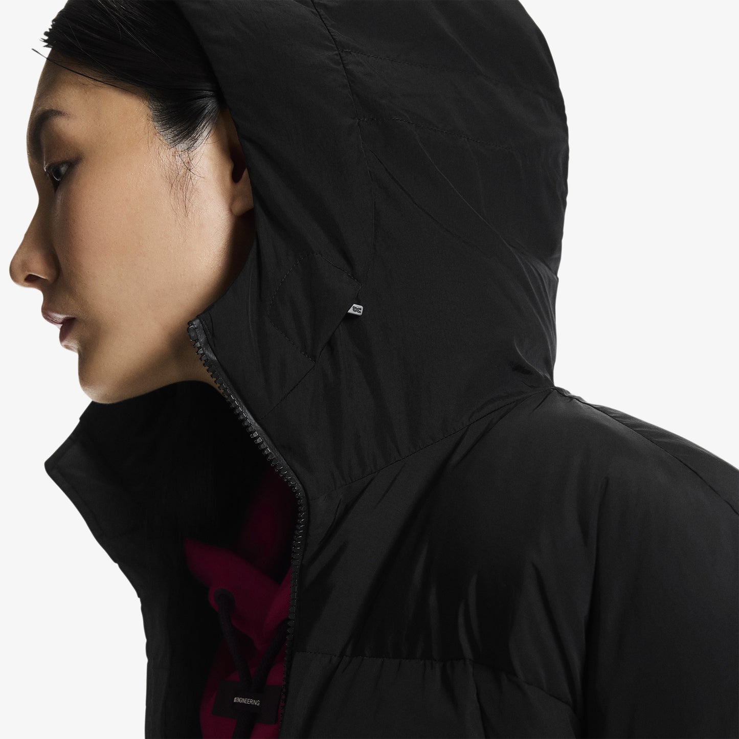 On All-day Puffer Kadın Siyah Ceket