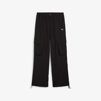 Puma Wardrobe Essentials Relaxed Kadın Siyah Eşofman Altı