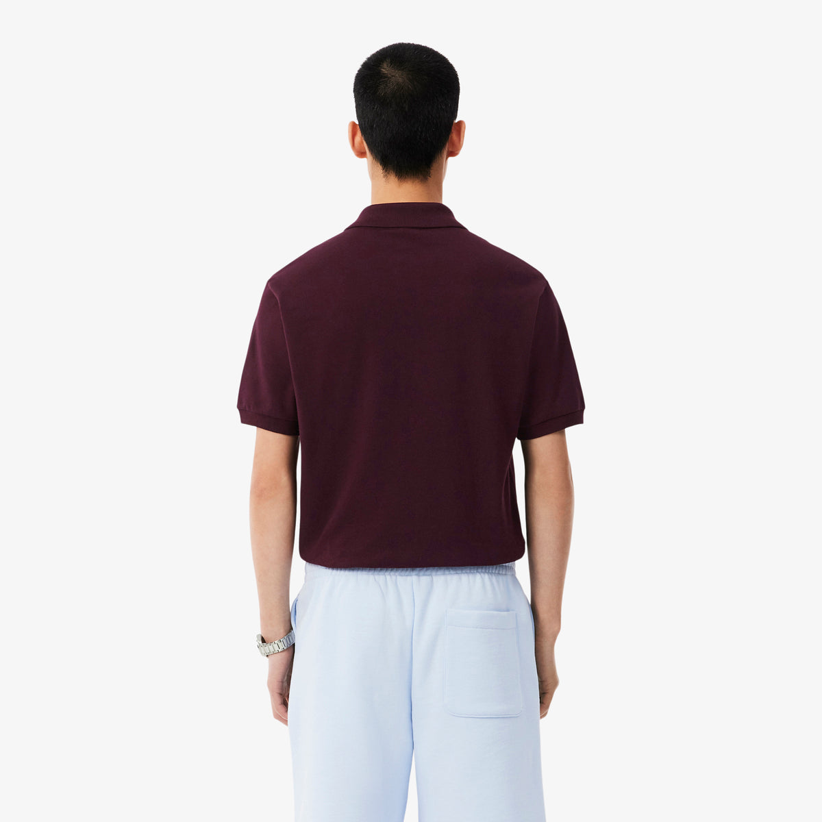 Lacoste L.12.12 Classic Fit Erkek Bordo Polo