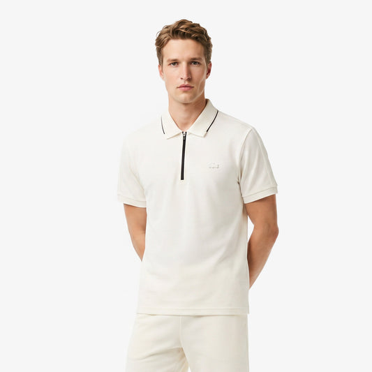 Lacoste Erkek Regular Fit Polo Yaka Krem Polo