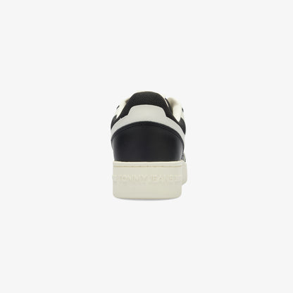 Tommy Hilfiger Retro Basket Erkek Siyah Spor Ayakkabı
