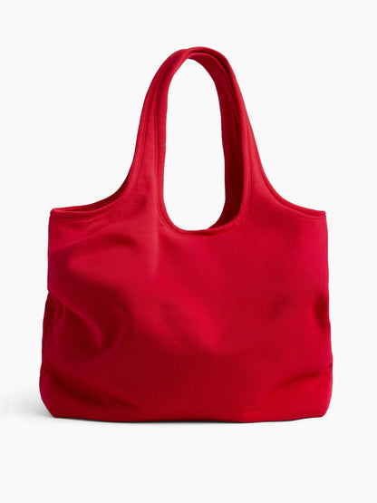 Kırmızı Sweatshirt Tote Çanta