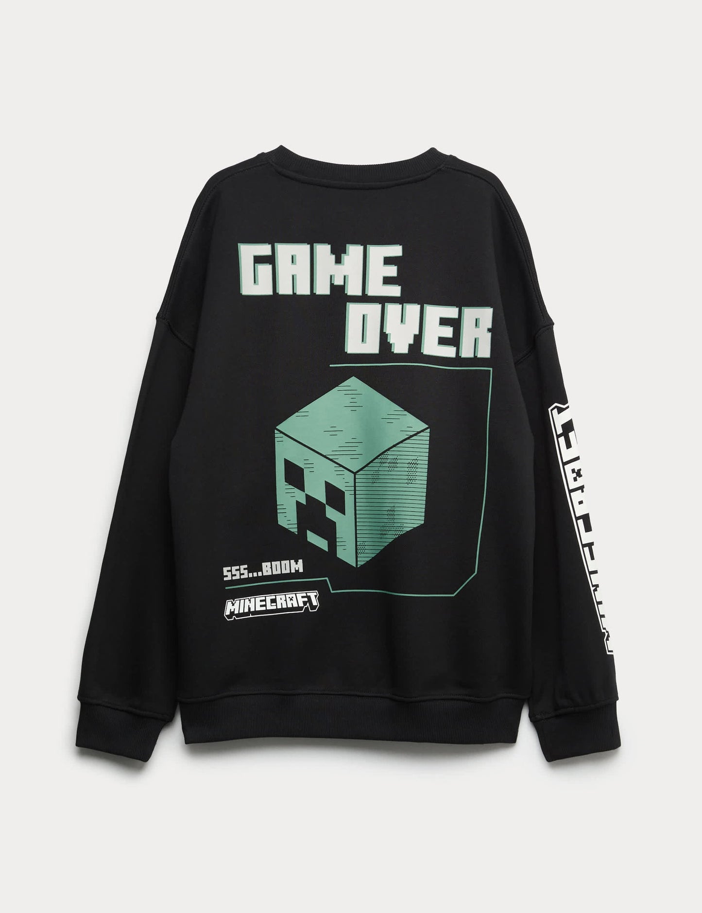 Minecraft Desenli Sweatshirt