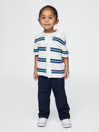 Lacivert Pull-on Pantolon