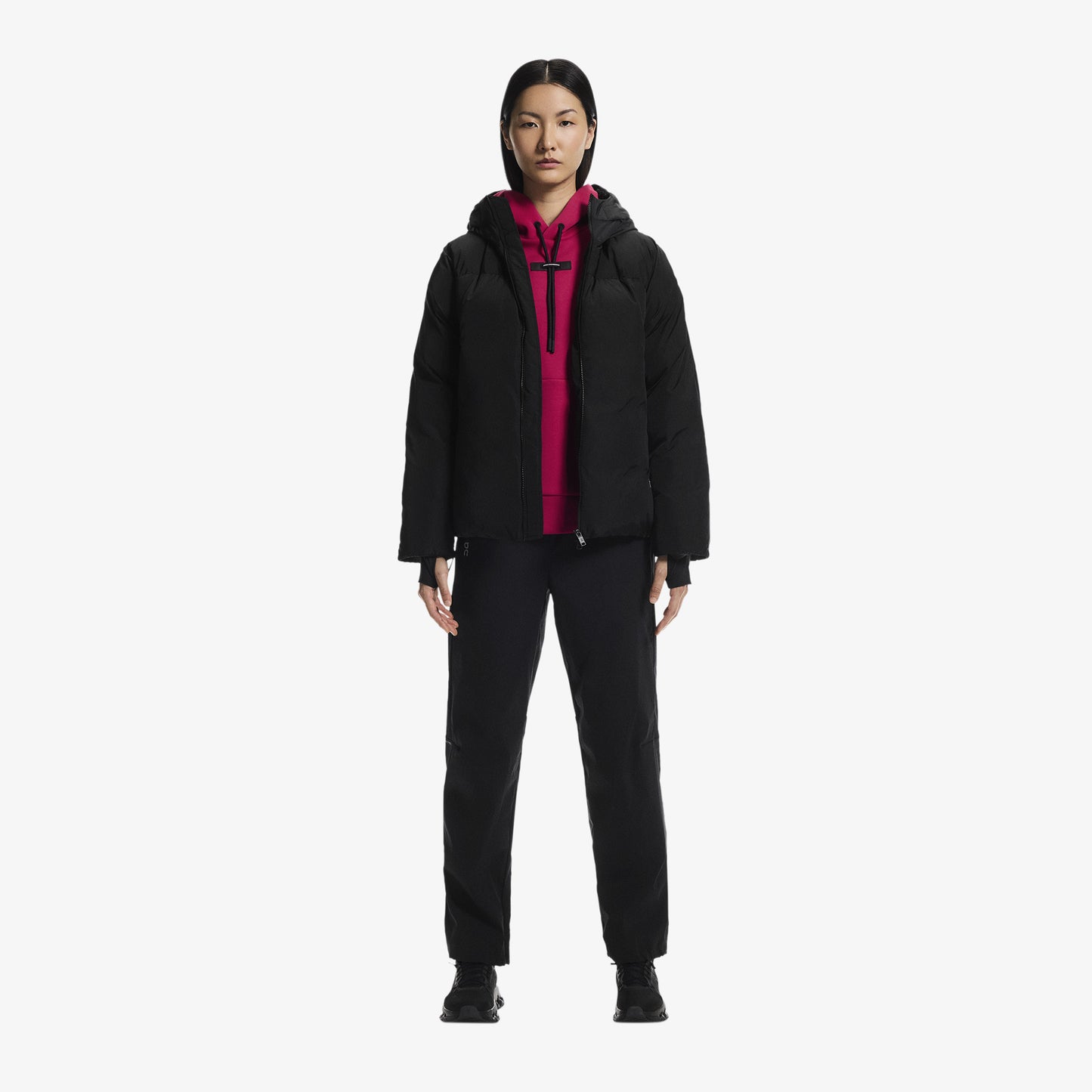 On All-day Puffer Kadın Siyah Ceket