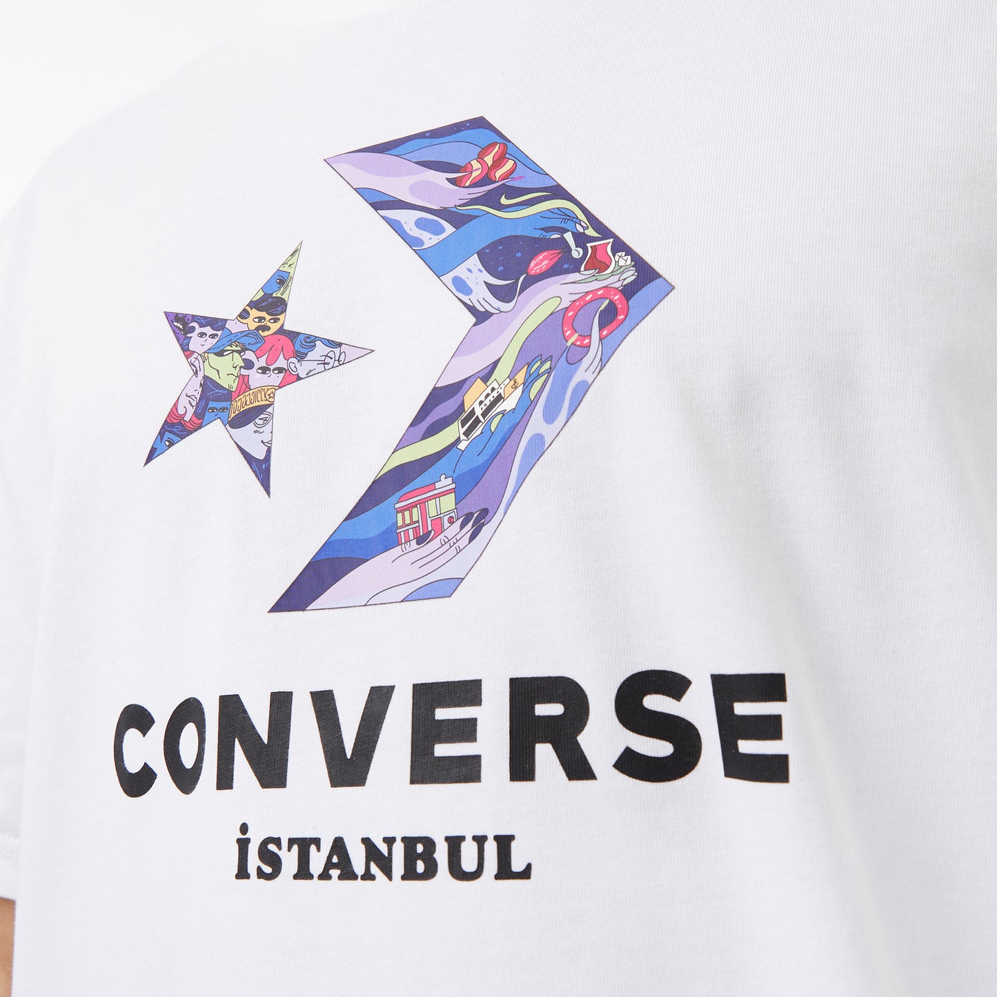 Converse Classic Unisex Beyaz T-shirt