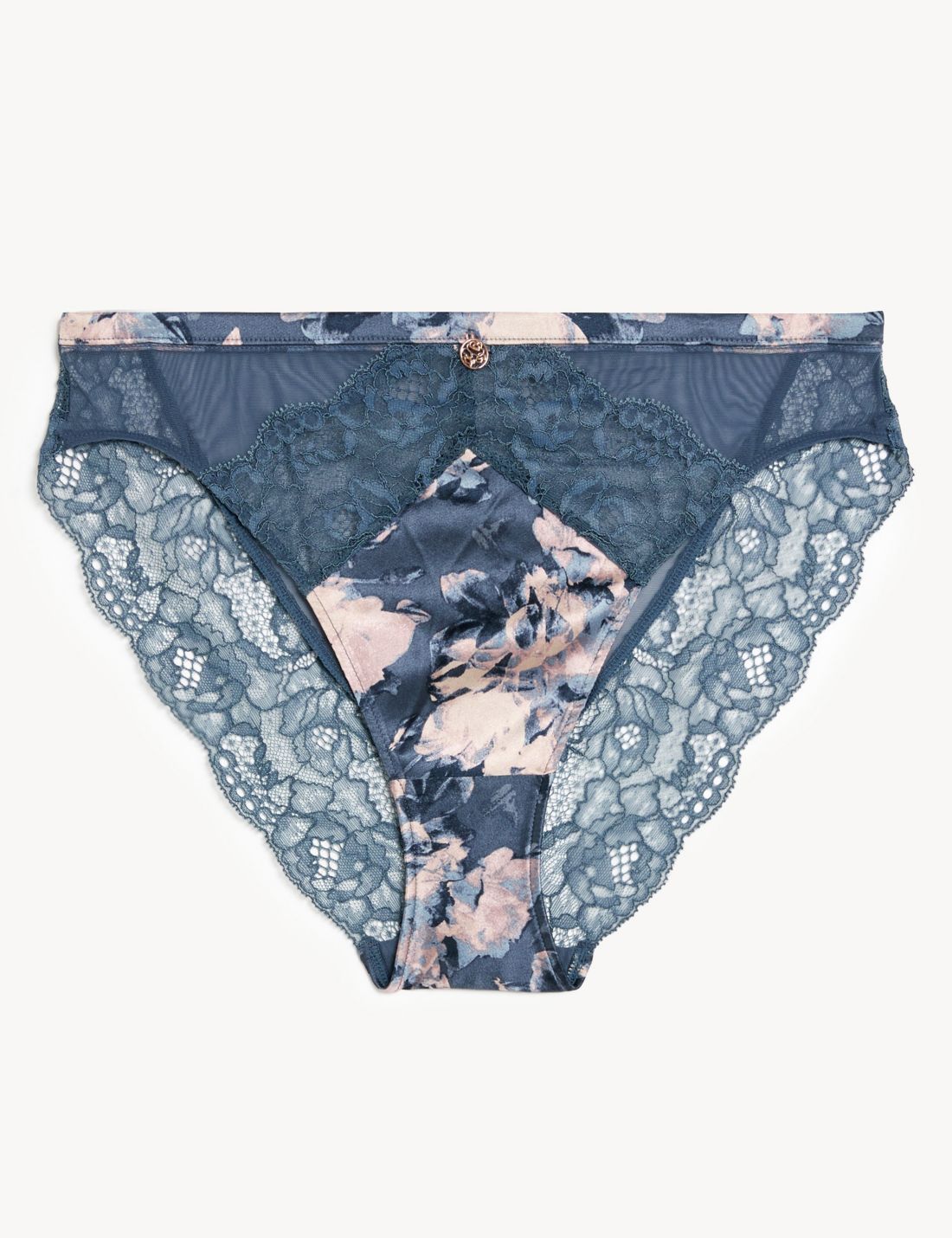 Lunaria Dantel Detaylı Ipek High Leg Külot