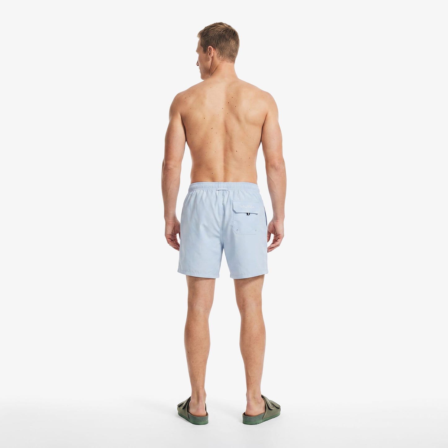 Nautica Regular Fit Erkek Mavi Deniz Şortu