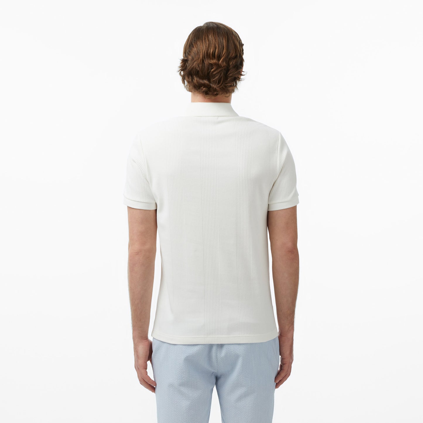 Lacoste Classic Fit Erkek Beyaz Polo