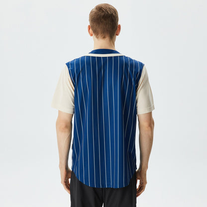 Karl Kani Trekking Block Pinstripe Baseball Erkek Mavi Gömlek