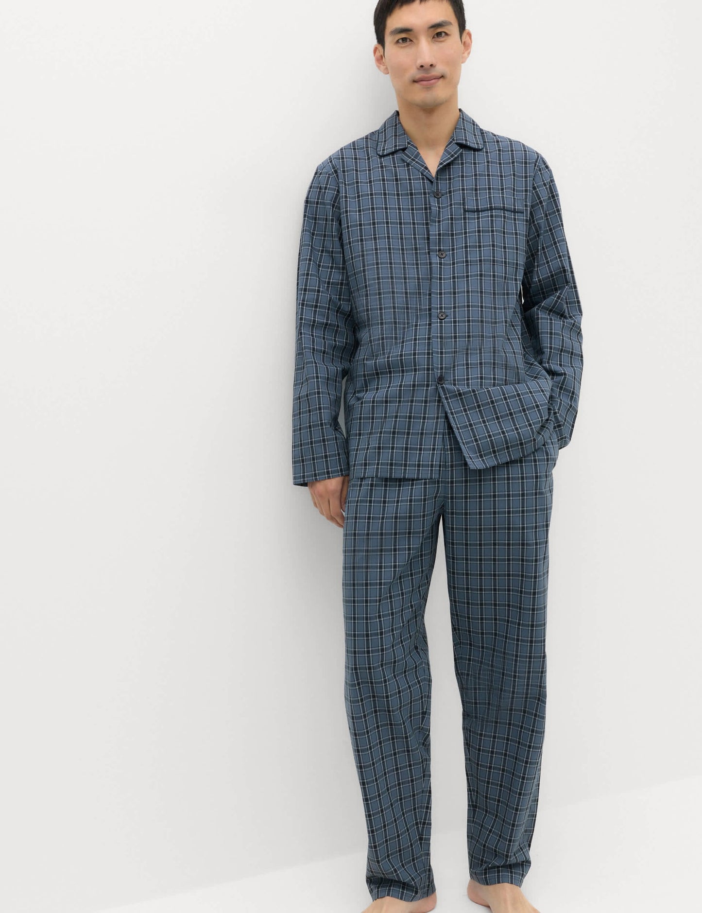 Klasik Ekose Pijama Takımı