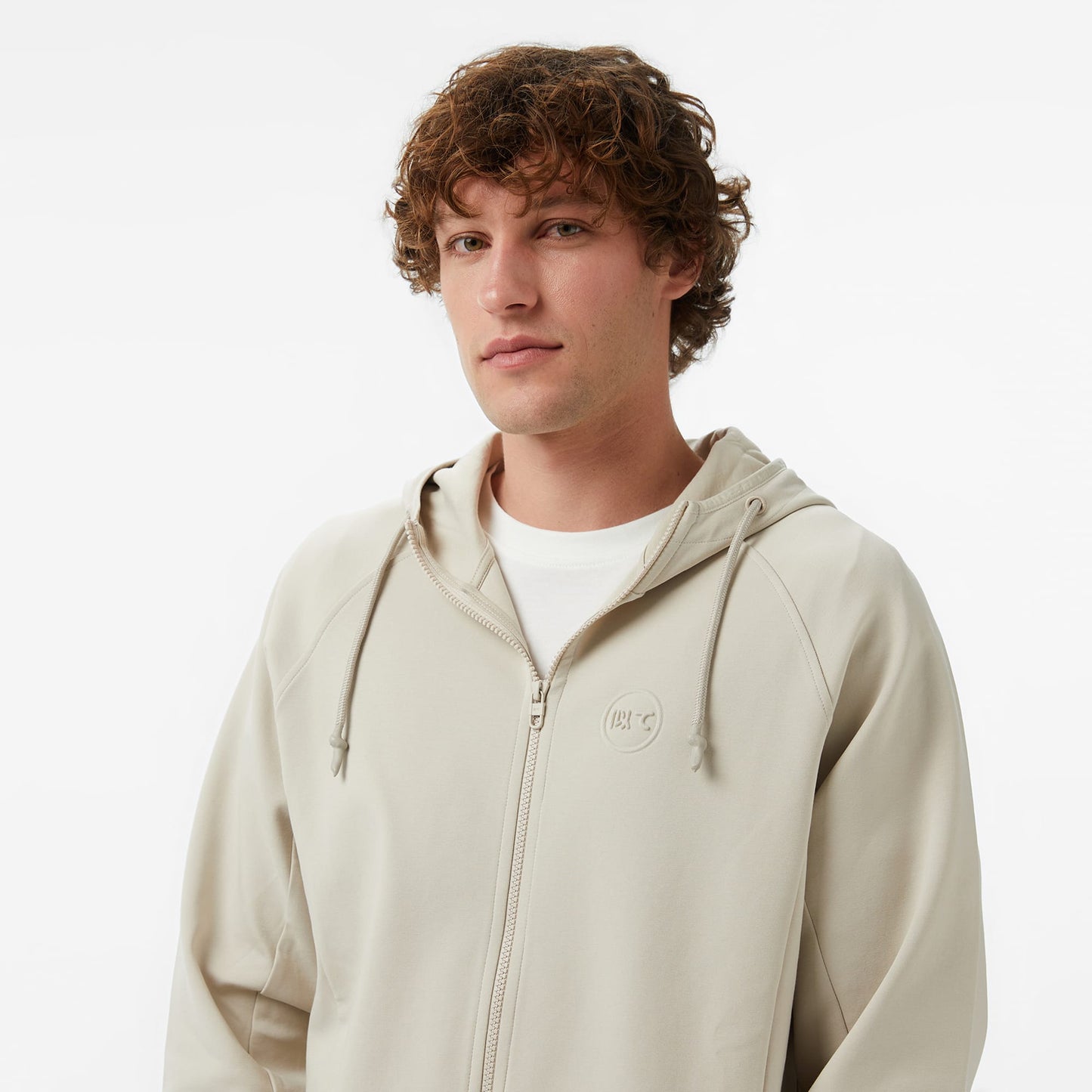 United4 Regular Fit Erkek Krem Sweatshirt