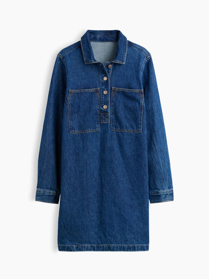 Mavi Denim Mini Shift Elbise