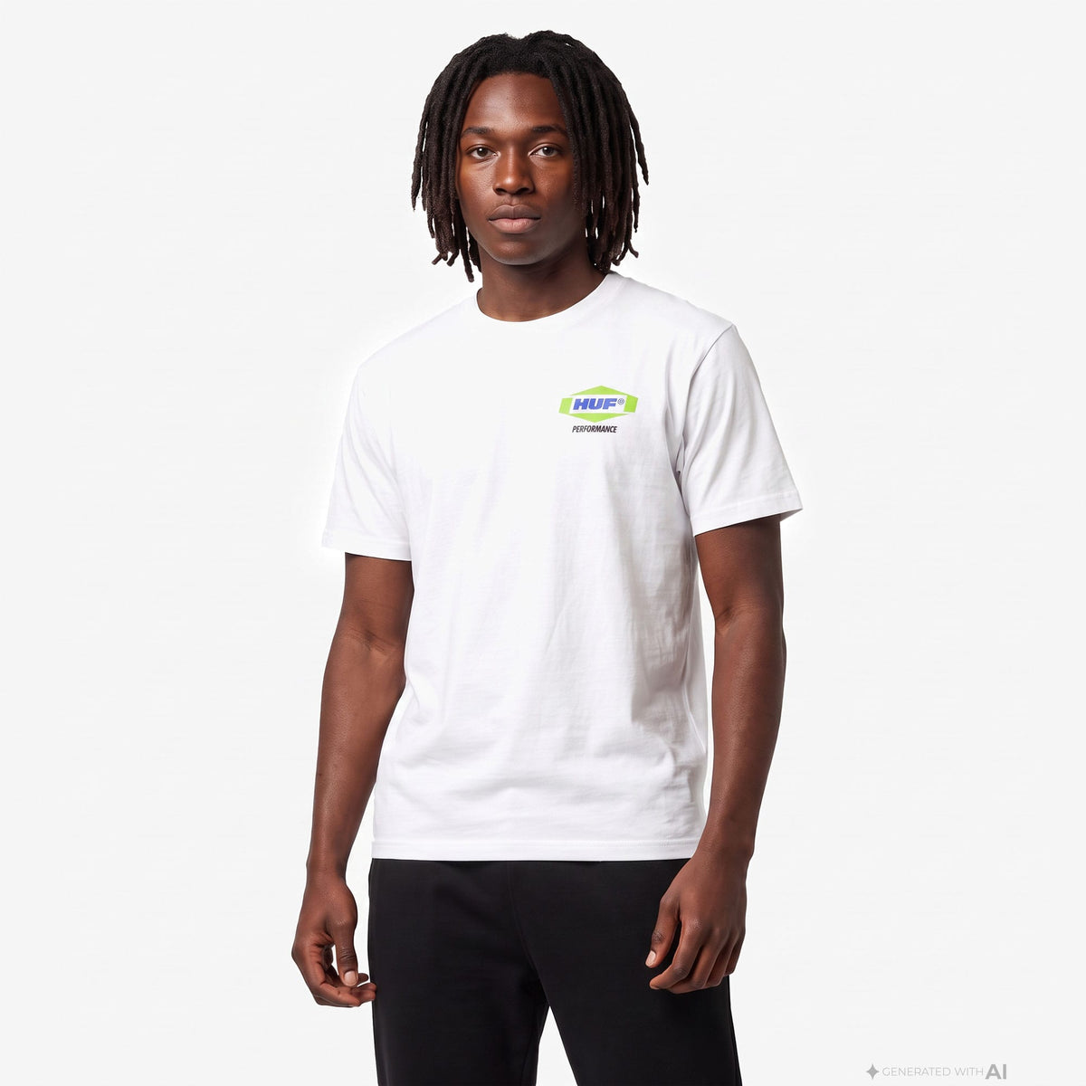 Huf Spark It Up Erkek Beyaz T-shirt