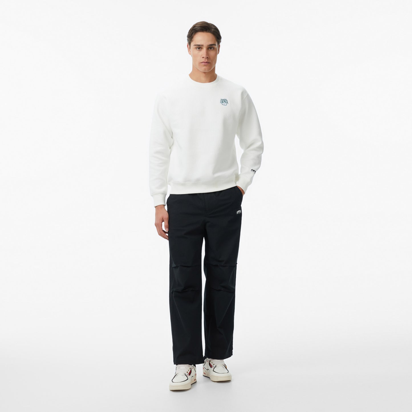 Anta To See The Bird Erkek Beyaz Sweatshirt
