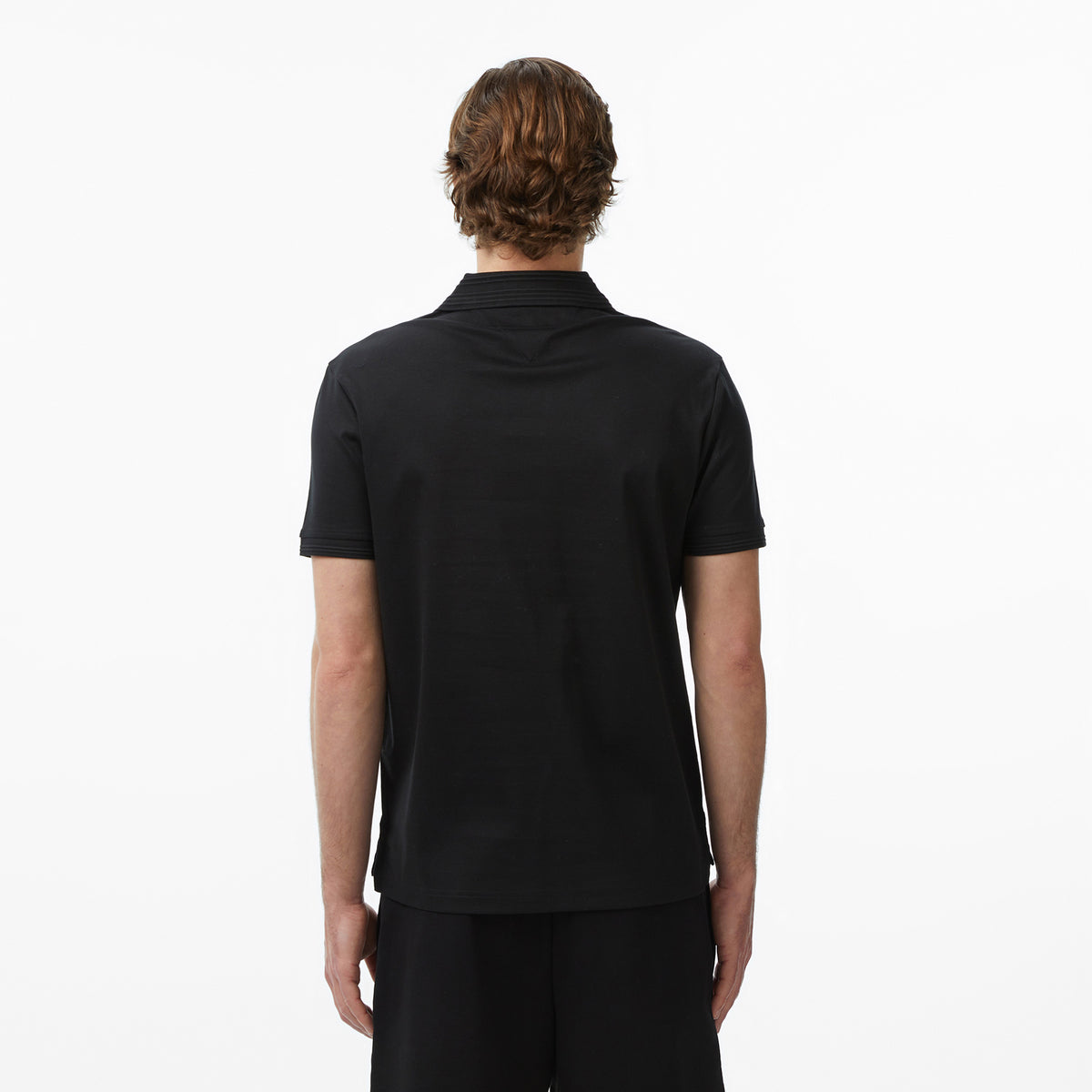 Tommy Hilfiger Erkek Siyah Polo Yaka T-shirt
