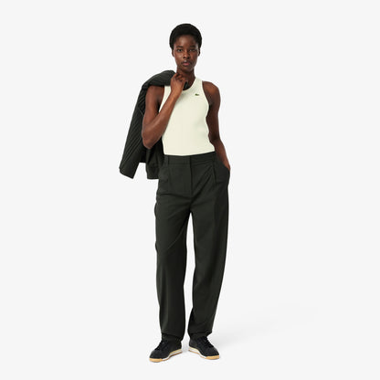 Lacoste Slim Fit Kadın Beyaz T-shirt