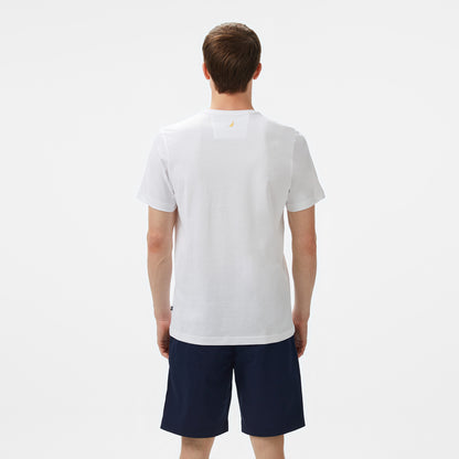 Nautica Erkek Beyaz Regular Fit T-shirt