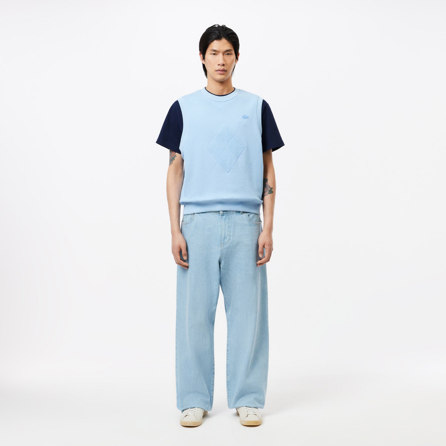 Lacoste Erkek Classic Fit Bisiklet Yaka Lacivert T-shirt