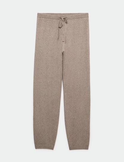 Örgü Barrel Kesim Kadın Jogger Pantolon