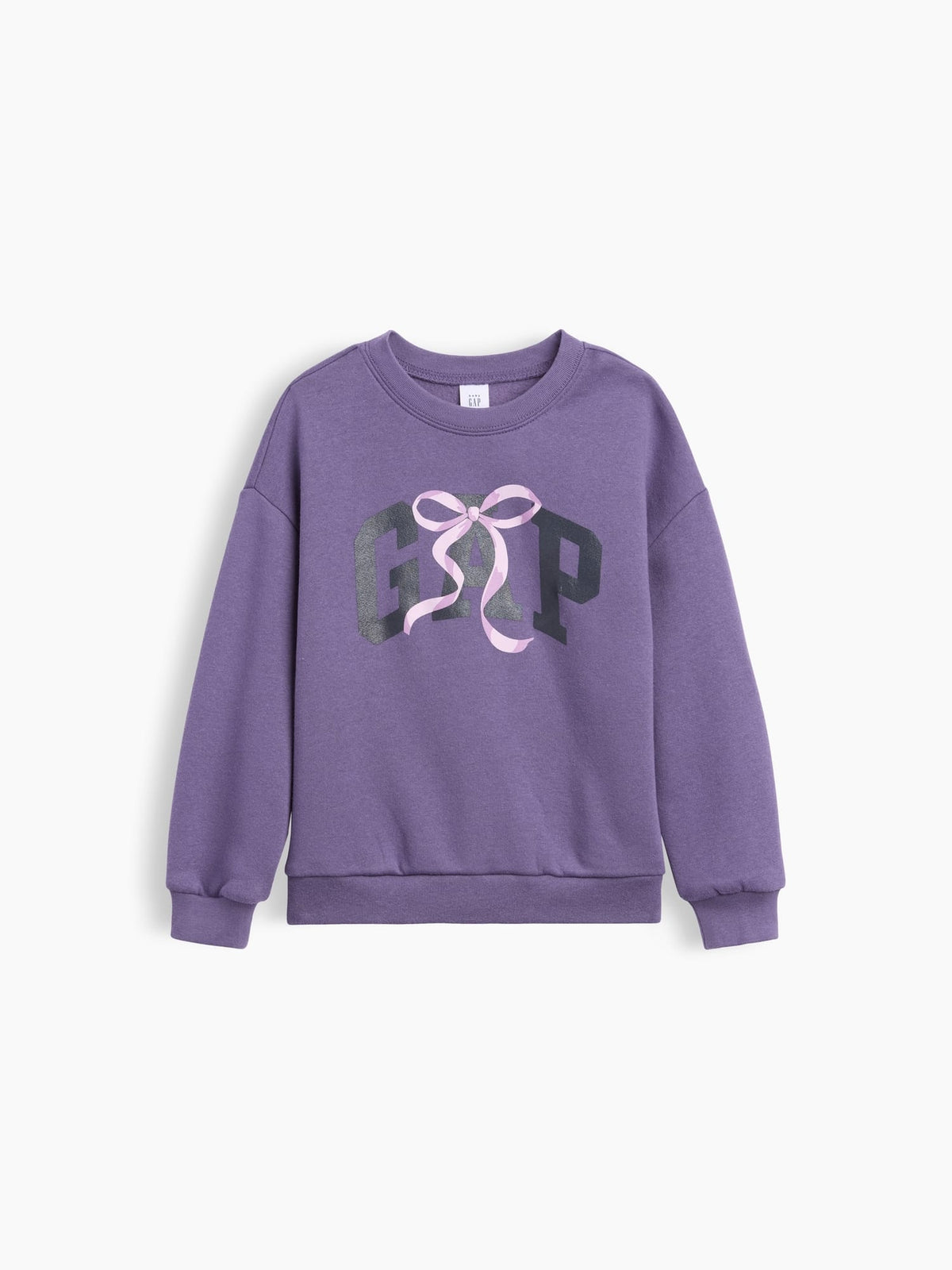 Açık Pembe Bisiklet Yaka Sweatshirt