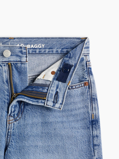 Açık Mavi Baggy Jean Pantolon