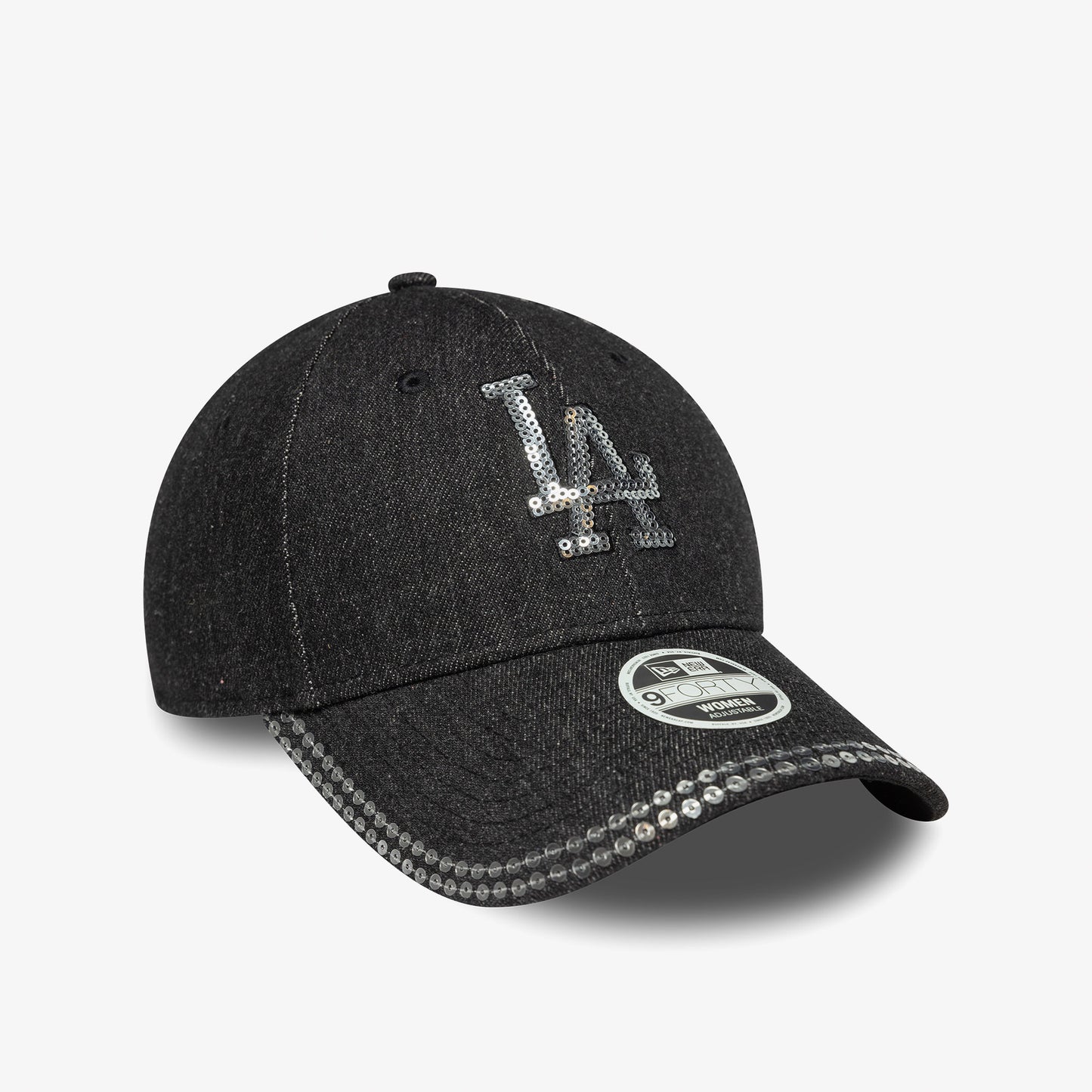 New Era La Dodgers Mlb Sequin 9forty Kadın Siyah Şapka